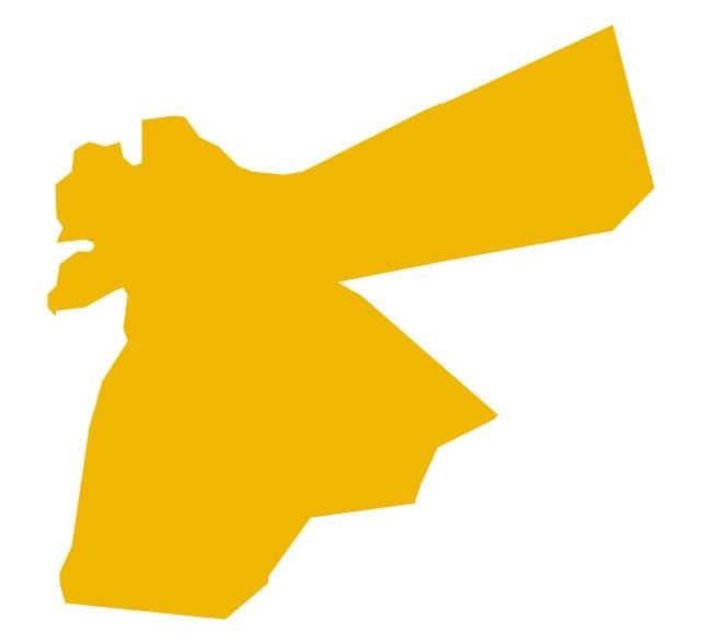 карта Іарданіі вектарная карта 
