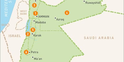 Аман Іарданія на карце